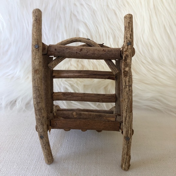 Miniature Twig Rocking Chair - Picture 5 of 12